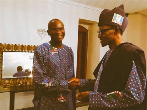 Nigerian Top Secret Pics Gen Buhari At Governor Fashola S Lagos Residence Today