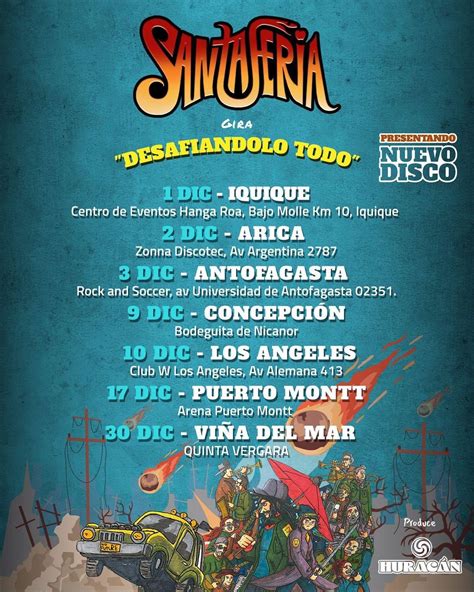 Santaferia: nuevo álbum, gira nacional y concierto de fin de año con