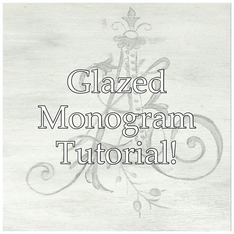 Glazed Monogram Video Tutorial – Devineelegance