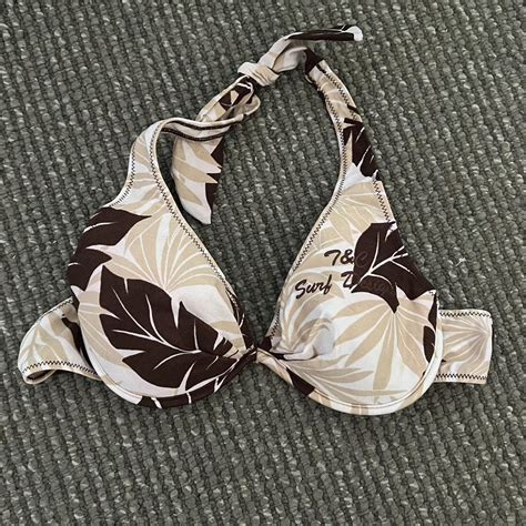 Japanese Vintage Bikini Top Doesnt Say Size But Depop