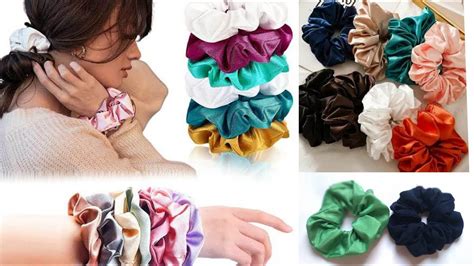 How To Make Hair Rubber Band Diy Hair Rubber Band Diy Scrunchie Tutorial Chuler Rubber Band