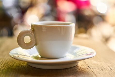 Gambar Meja Kafe Kayu Fotografi Teh Restoran Bangun Cappuccino