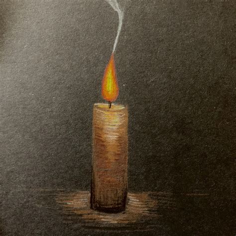 how to draw a candles 3