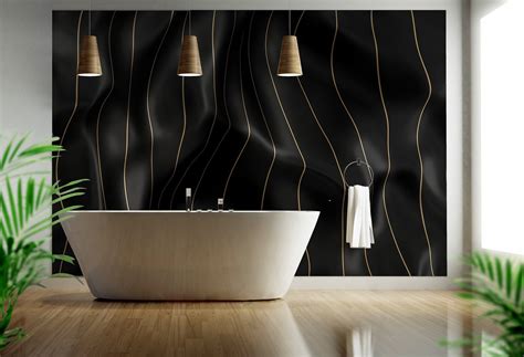 Black Satin Fabric Image Photo Wallpaper Self Adhesive Peel And Stick Repositionable