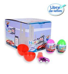 Huevos Sorpresa Niño FAST Carrito 24 Unid DISTRIBUIDORA ONLINE