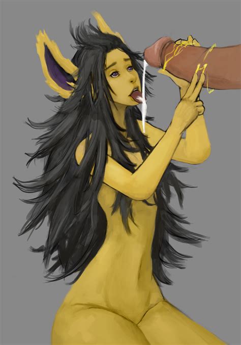 Jolteon Humanoid By Syvaron Hentai Foundry