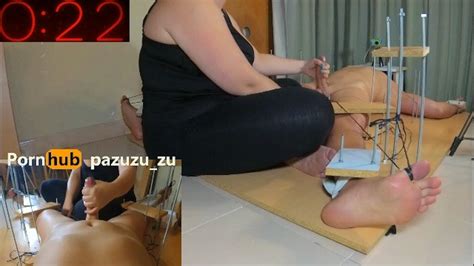 Amateur CBT Femdom Handjob He Has Min To Cum Or I Ll Denied His