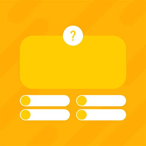 quiz  game show template question  answers design