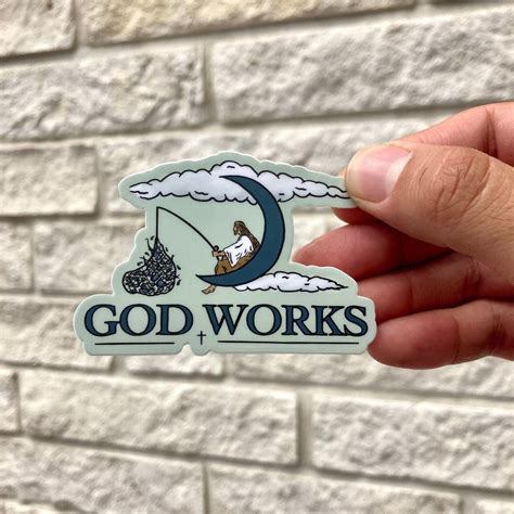God Works Sticker Etsy