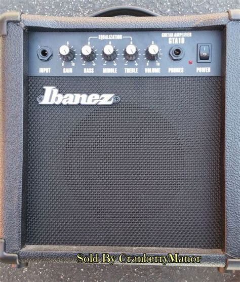 Ibanez GTA Series GTA10 Guitar Combo Amp - CranberryManor Fine Antiques ...