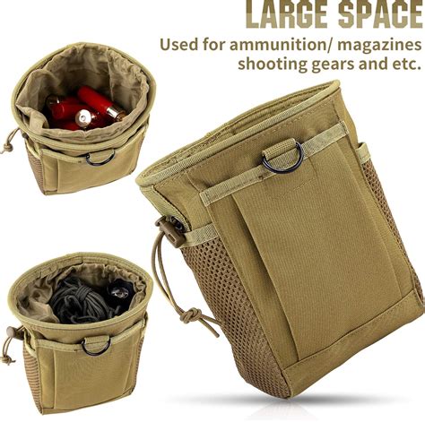 Buy Ironseals Tactical Molle Drawstring Magazine Dump Pouch Ammo Pouch