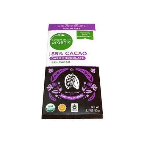 Simple Truth Organic Dark Chocolate Cacao Oz Instacart