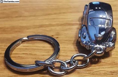 Thesamba Vw Classifieds Vw Beetle Metal Chrome Keyring Keychain