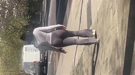 Sexy Ebony Ass In Grey Pants ThisVid