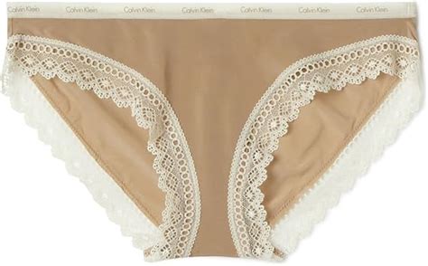 Amazon Calvin Klein Women S Perfectly Fit Flirty Bikini Panty Dune Small Clothing