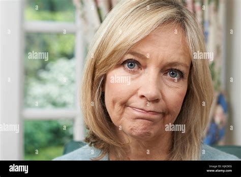 Mature Woman Portrait Sad Hi Res Stock Photography And Images Alamy
