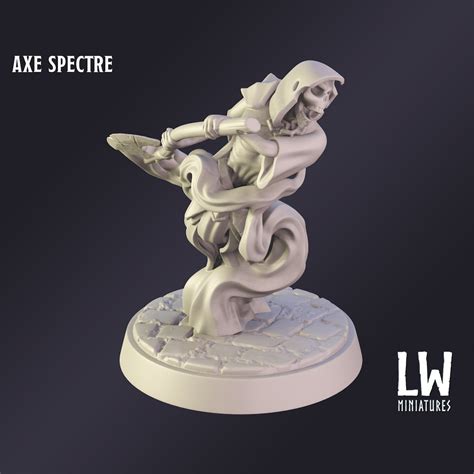 Dnd Miniature Axe Spectre Miniature for Dungeons and Dragons Tabletop ...