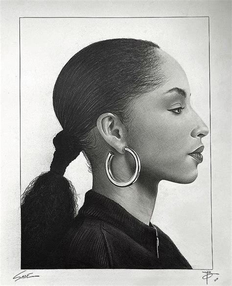 Sade Drawing By Zack Boneham Fine Art America