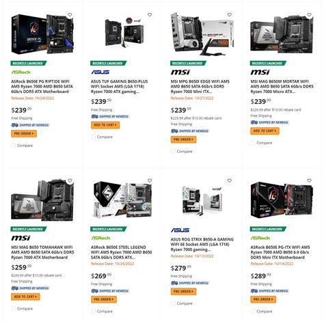 Материнские платы с логикой AMD B650 поступили в продажу