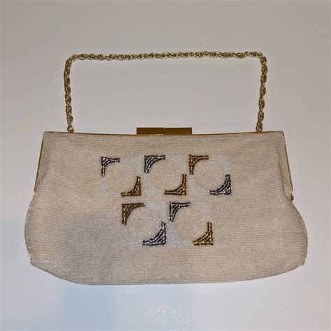 Vintage Walbaeg Made In Hong Kong Beaded Clutch Purse Etsy