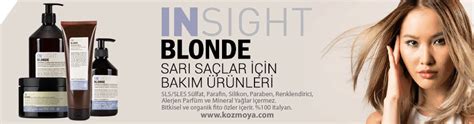 INSIGHT Blonde Sarı Saçlar İçin Turuncu ve Kızıllık Önleyici Bakım Maskesi ml