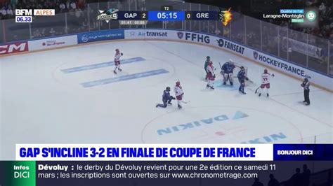 Coupe De France De Hockey Sur Glace Les Rapaces De Gap S Inclinent En