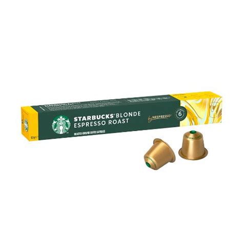 Starbucks Blonde Espresso Roast By Nespresso Capsule