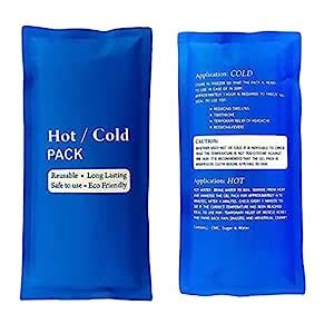 Hot Cold Reusable Gel Pack Great For Knee Shoulder Back Migraine Relief Sprains Muscle