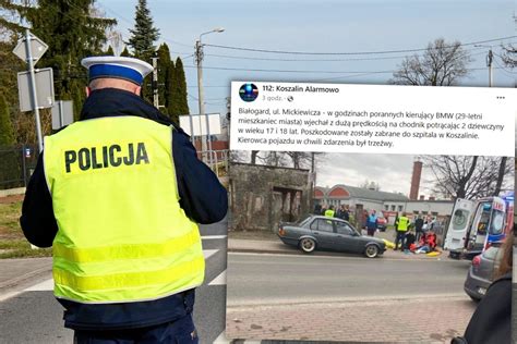 Wypadek w Białogardzie Kierowca wjechał w grupę uczniów Dwie osoby