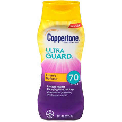 Coppertone Ultraguard Sunscreen Lotion Spf 70 8 Fl Oz 237 Ml
