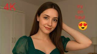 K Micro Bikini Try On Haul Transparent Lingerie Shein Transparent Try On Haul Nancy Fashion