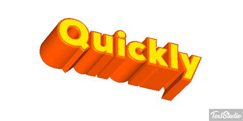 quickly word animated gif logo designs