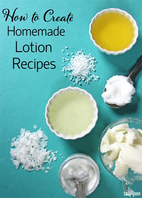 How To Create Homemade Lotion Recipes Soap Queen
