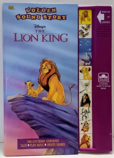 Disney The Lion King Golden Sound Story Electronic Storybook Works 20 00 Picclick Ca