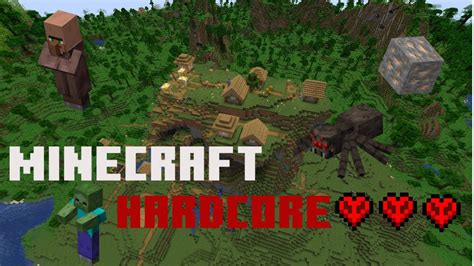 Hardcore Minecraft Finding A Village Youtube