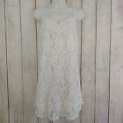 VTG 60s Ivory Floral Shadowline Nightie Slip Dress Lingerie Lace Small EBay