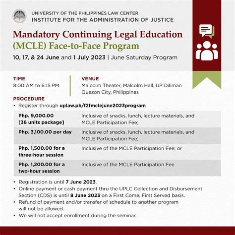 Mandatory Continuing Legal Education – UP Alumni Website