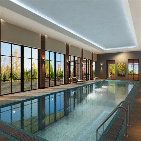 Бассейн 15 метров длинны в частном доме под Минском | Indoor pool house ...