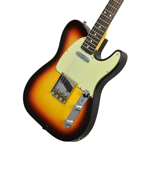 Fender Custom Shop 61 Telecaster Journeyman Relic Chocolate 3 Tone Sunburst Cz569195 The Music