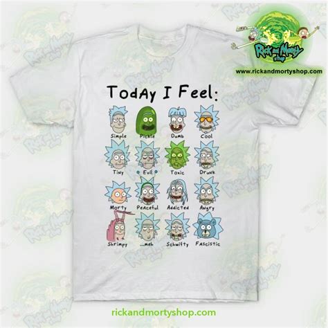 Rick & Morty Today I Feel Rick T-Shirt - Rick and Morty Shop