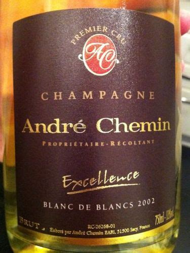 Andr Chemin Excellence Blanc De Blancs Champagne Premier Cru Vivino