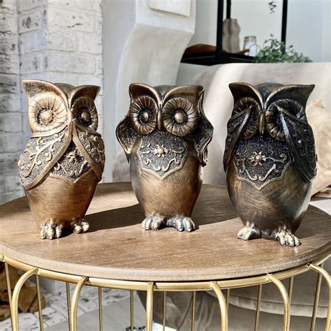 Купить набор статуэток Совы 🦉🦉🦉 3 штуки от I AM ART