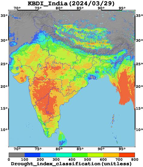 Drought Map Of India