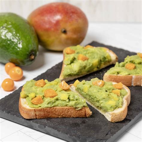 Goldenberries And Mango Avocado Toast Jandc Tropicals