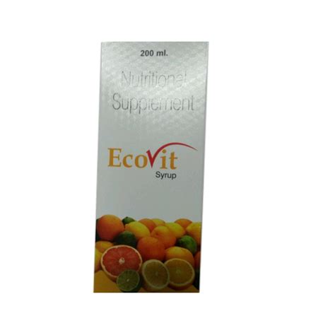 Ecovit Syrup at ₹ 54.23/piece | Transparent Glass Tube in Nagpur | ID ...