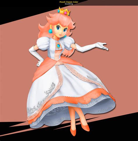 Peach Classic Color Super Smash Bros 3ds Mods