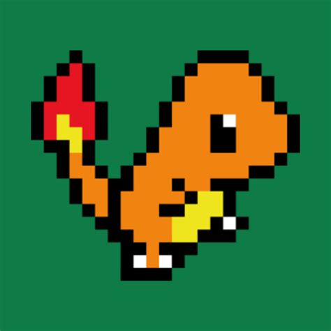 Charmander Evolution Pixel Art