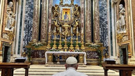 El Papa Encomienda A La Virgen Salus Populi Romani Su Viaje A Mongolia