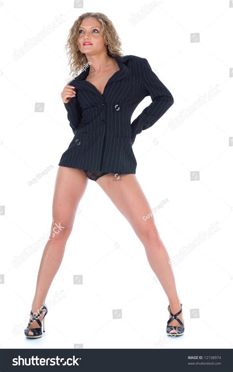 Portrait Nude Blonde Blue Eyes On Stock Photo 12158974 Shutterstock