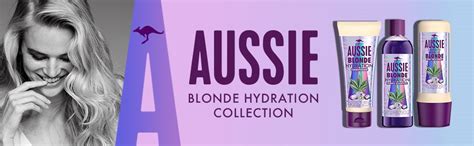 Aussie SOS Blonde Hydration Shampoing Violet Vegan Pour Cheveux Blonds Ml Amazon Fr